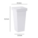 cache pots moderne blanc noir gris adhésif rond lisse opaques inclusion fleurs artificielles