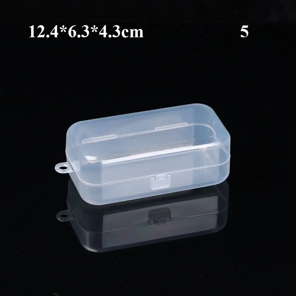 boîtes rangement pilules transparentes compartiments barres verticales horizontales modernes pratiques