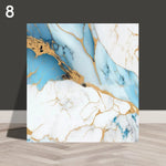 panneau décoratif auto adhésif marbre blanc moderne résistant humidité facile contemporain