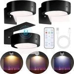 luminaire mural rechargeable led couleurs télécommande moderne minimaliste