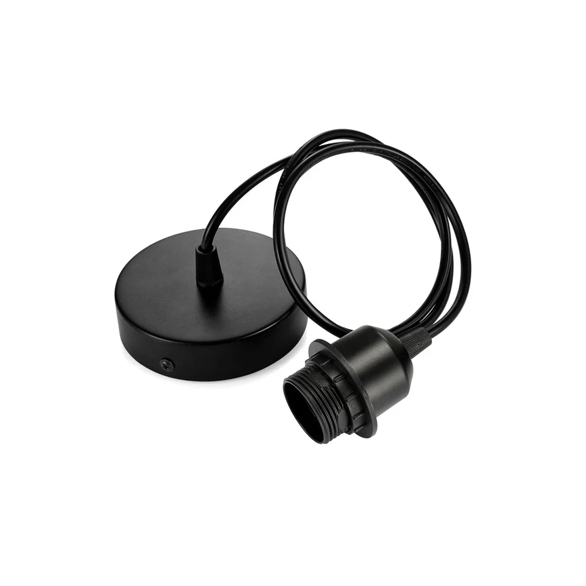 suspension lumineuse moderne câble noir blanc socle e27 100cm 150cm 200cm 250cm 300cm 350cm