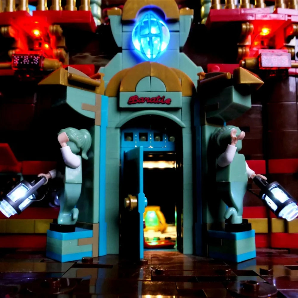 bateau pirate lego illuminé led télécommande usb instructions pdf