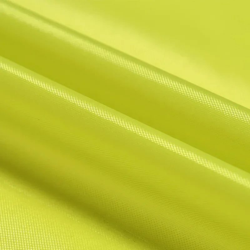 sac main vert citron texture rugueuse moderne poches adhésif pliable rangement respectueux environnement