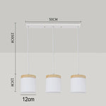suspension lumineuse moderne minimaliste noir gris blanc matériaux aluminium éclairage led pendentif restaurant cuisine
