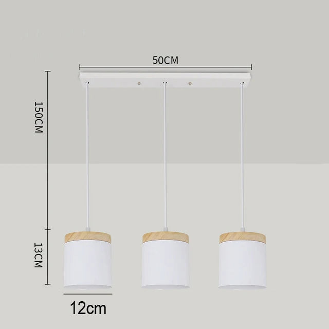 suspension lumineuse moderne minimaliste noir gris blanc matériaux aluminium éclairage led pendentif restaurant cuisine