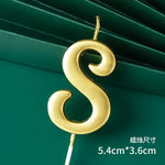 bougies numérotées or serpent texture moderne pique boîtes happy birthday anniversaire décoration gâteau