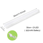 ruban lumineux led blanc blanc chaud moderne aimant câble usb 50cm 30cm 20cm 10cm
