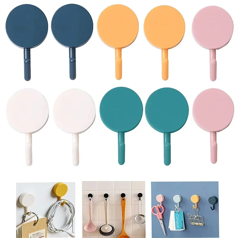 crochets adhésifs muraux modernes multicolores décoration rangement 10 20 pièces