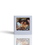 cadres photo aimants transparents modernes rose jaune bleu noir minimalistes