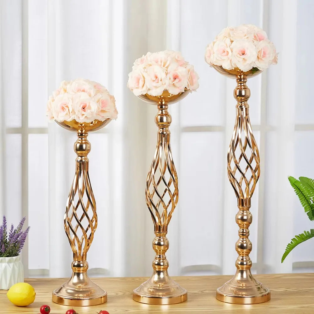 bougeoir support bougie décoration maison doré argenté rétro élégant vintage métal geometrique