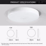 lampe moderne détecteur infrarouge led blanc flux lumineux élevé facile.surface montée garantie an