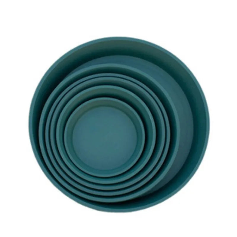Pots fleurs plastique vert moderne 12 15 18 21cm bacs pépinière jardinerie plantes succulentes