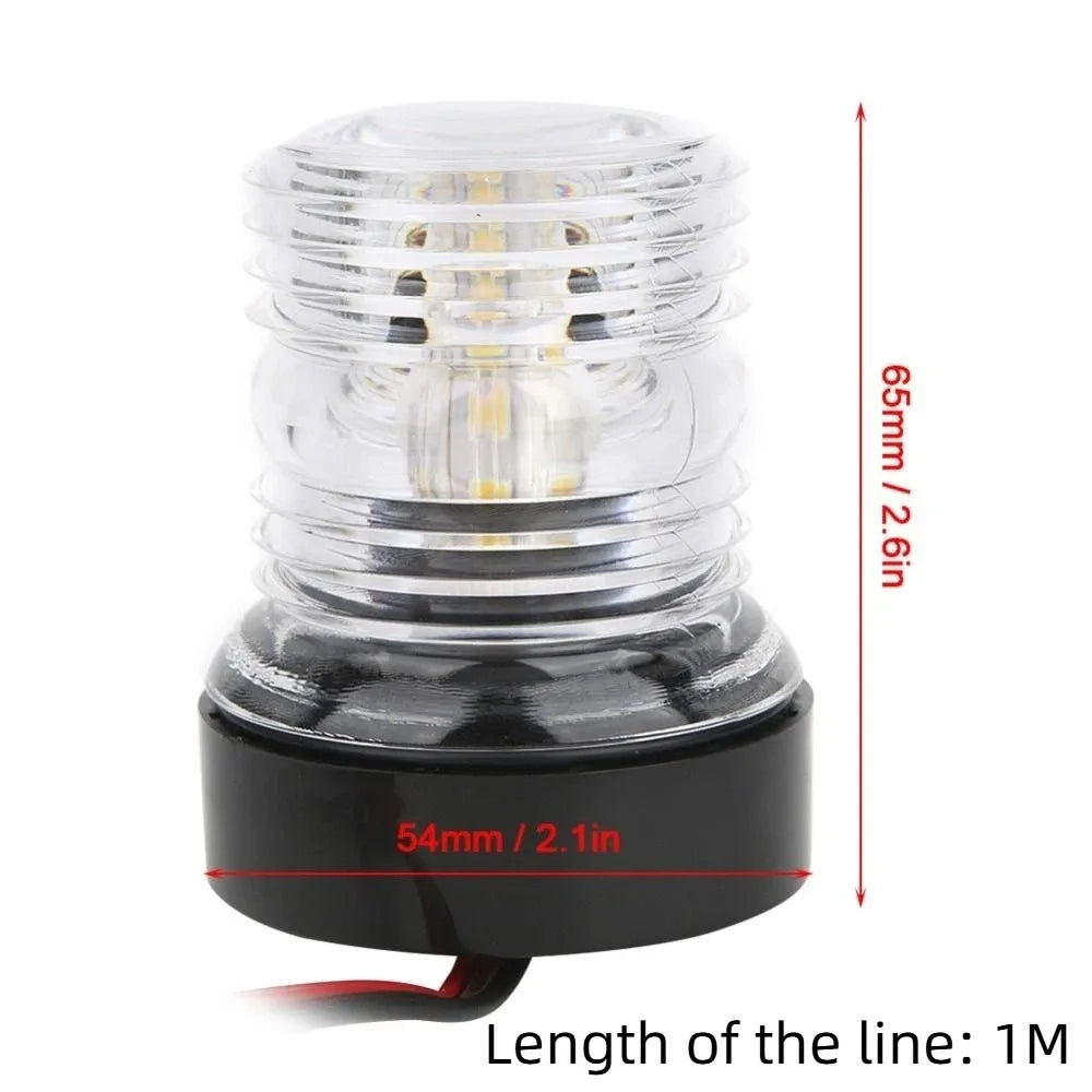 lampe navigation led transparent moderne câble 1m étanche 54mm 65mm thuyền biển