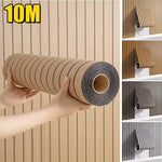 décoration murale papier peint motifs lignes verticales moderne minimaliste adhésif PVC marron beige gris