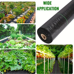 tissu protection jardin noir texture tissée opacité pratique résistant staples large variété tailles