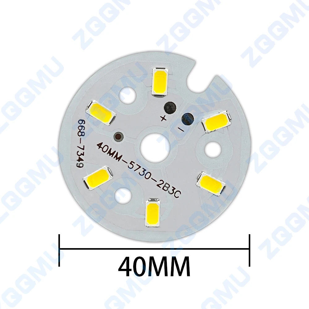 ampoule assemblez soi même led driver plaque 3w blanc neutre 32mm 40mm ac85265v