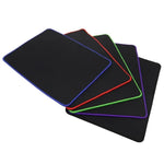 tapis souris antidérapant noir texture tissée adhésif moderne fournitures école équipement travail