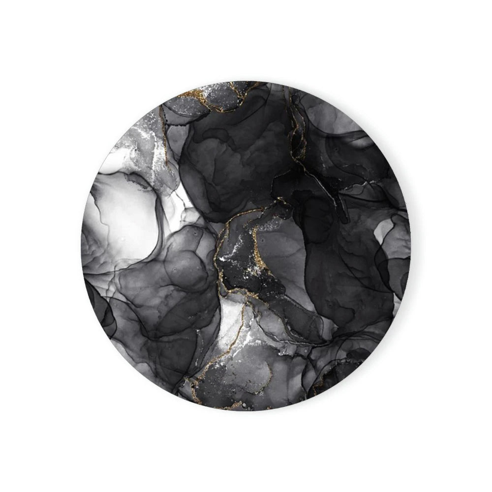 sous verres marbrés modernes élégants noir blanc doré rose bleu gris