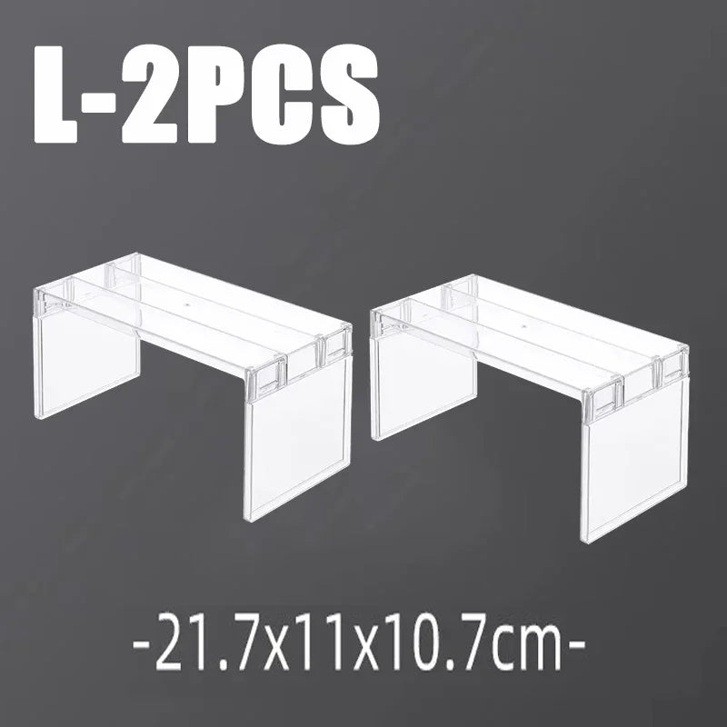 étagères modulaires blancs clips multifonctionnelles rangement cuisine vaisselle épices minimalistes