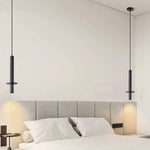 lampe suspendue pierre blanc noir texture granulée moderne chambre restaurant cuisine