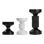 support fixation mural moderne eyelets vis noir blanc rond lisse
