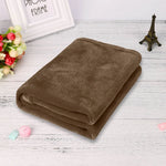 couverture microfibre douce confortable hiver printemps solide polycolores unies voyage