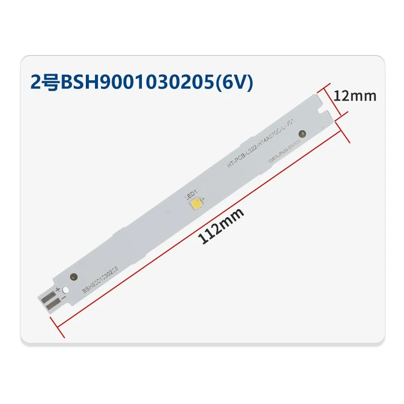 barre lumineuse led blanc moderne 112mm 12mm éclairage réfrigérateur qualité industrielle rohs