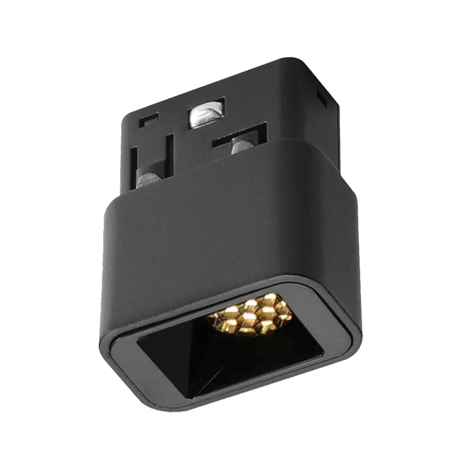 projecteur led moderne 48v 2w noir mat 3000k 4000k 5000k warm neutral cold white