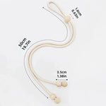 corde rideaux moderne tressée bois beige clair accessoire décoration salon chambre coucher rustique