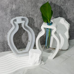 vases silicone blancs modernes contemporains artisanat bricolage hydroponiques gypse colle