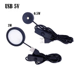 projecteur led rechargeable noir blanc argent câble usb interrupteur moderne minimaliste 6v 3w dc5v