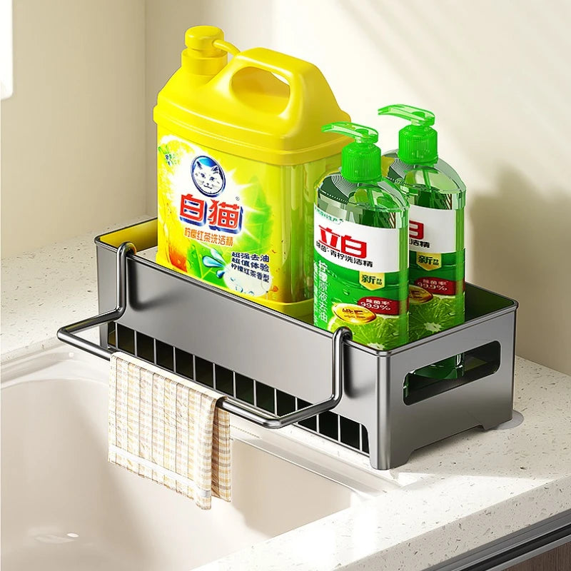 organisateur vaisselle moderne portable pliable succion cups rangement vaisselle nettoyage multifonctionnel