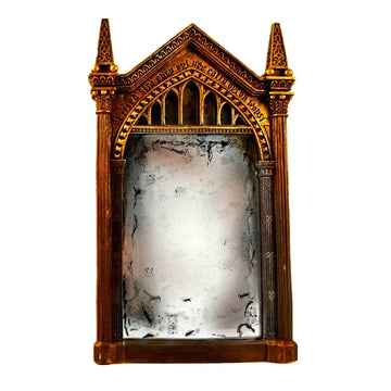 miroir ornement gothique motifs floraux doré décoration intérieure halloween sorcellerie magique ornements gothiques