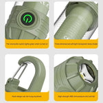 lumière portable camping vert olive verte filaments apparents utilitaireextérieur led rechargeable poche