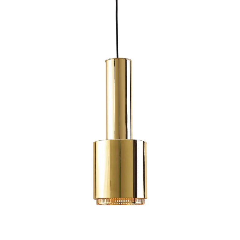 Suspension lumineuse moderne or noir blanc éclairage chambre salon minimaliste