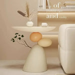 table d'appoint moderne table basse marron beige vert clair minimaliste lisse salon chambre coucher