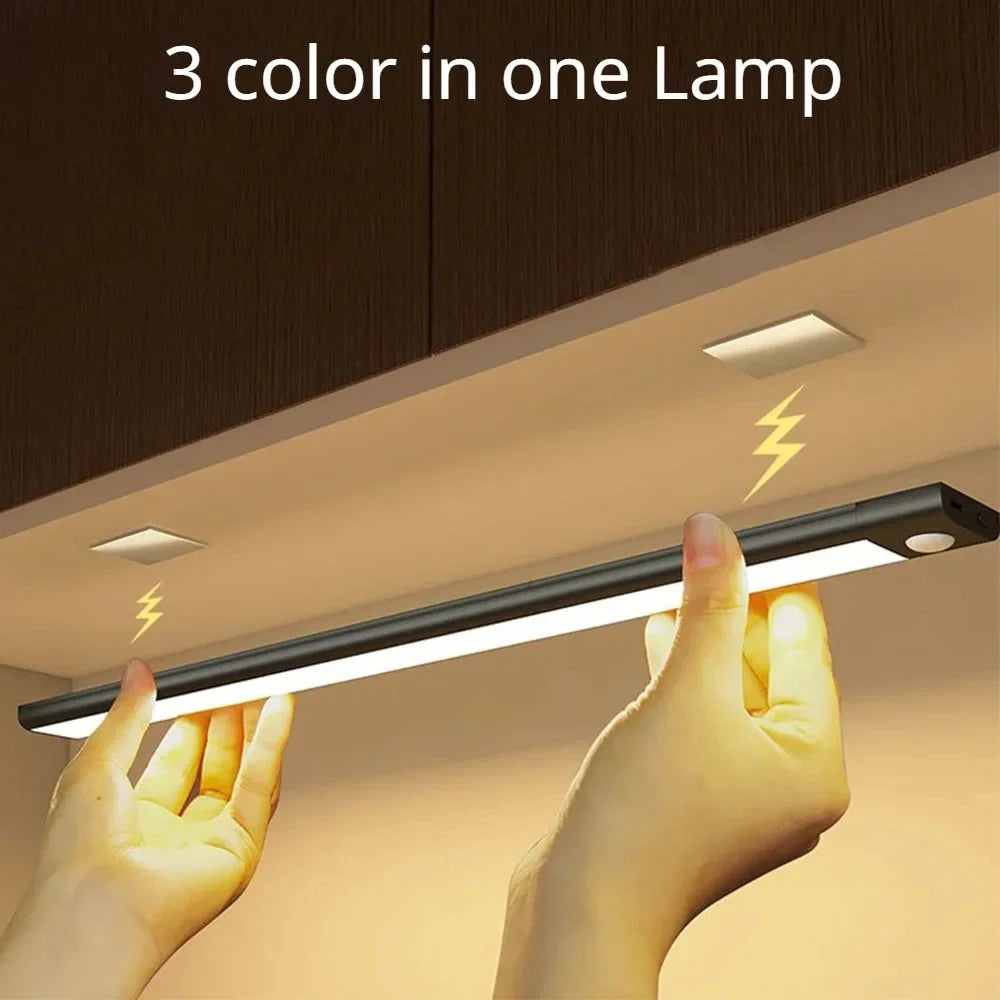 lampe led veilleuse adhésive rechargeable blanc moderne rectangle tactile usburgence
