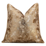 housse coussin doré contemporain polyester carré 50x50 45x45 30x50cm sofa décoration chambre voiture