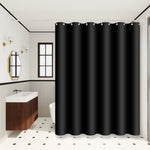 rideau douche noir moderne opacité uni respectueux environnement toilette appartement