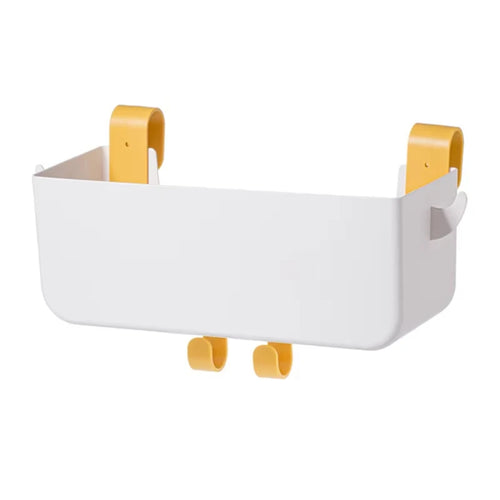 organisateur mural blanc vert clips rangement moderne minimaliste téléphone clés cosmétiques