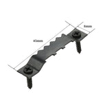 clips fixation métal dents scie or noir vis utilitaires 45x8mm 43x7mm