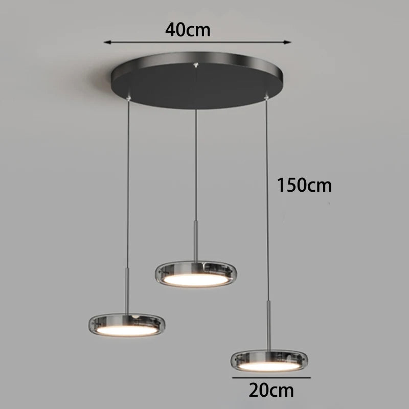 suspension lumineuse moderne plusieurs lampes noir argenté base câbles métalliques abat jour opaques minimaliste