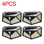 lampe solaire murale noire panneau led vis fixe moderne extérieur garage jardin