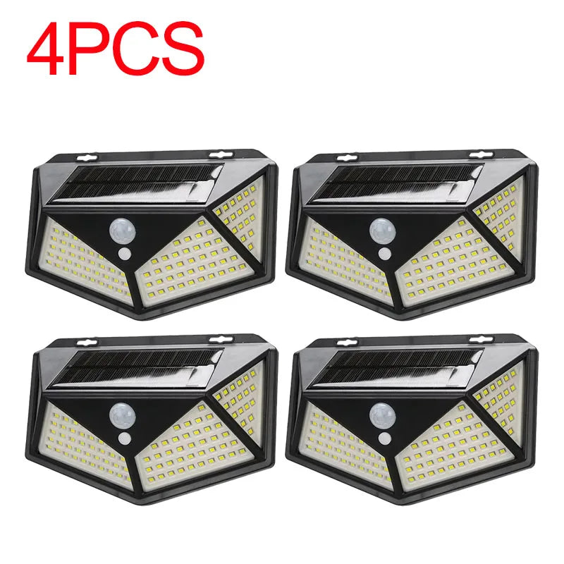lampe solaire murale noire panneau led vis fixe moderne extérieur garage jardin
