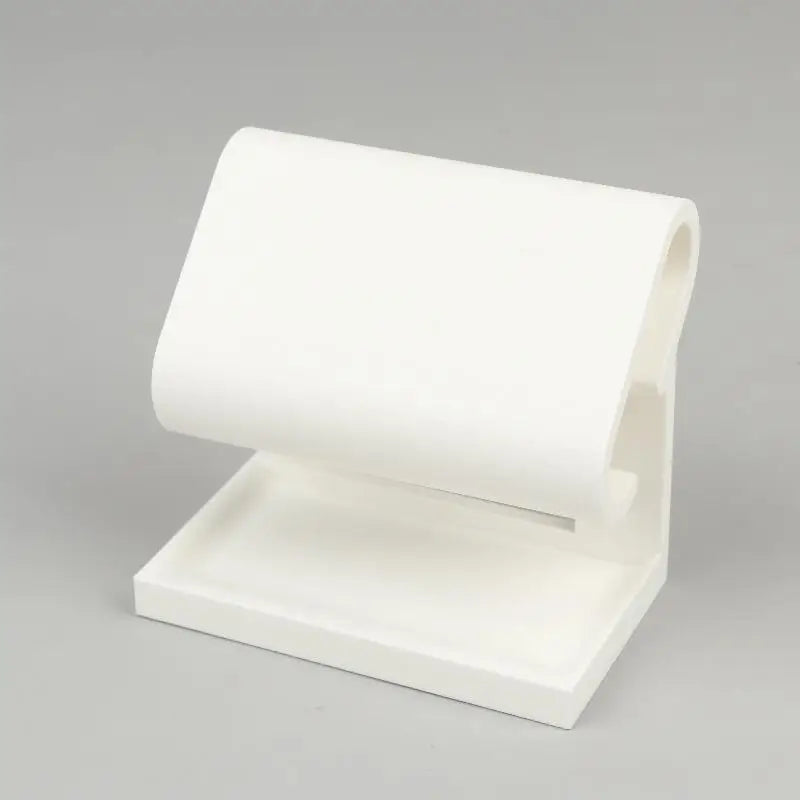 présentoir double face support bijoux noir blanc contemporain plateau brossé adhésif multifonctionnel montres rangement