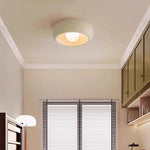 applique murale moderne blanc rond mat chambre salon couloir