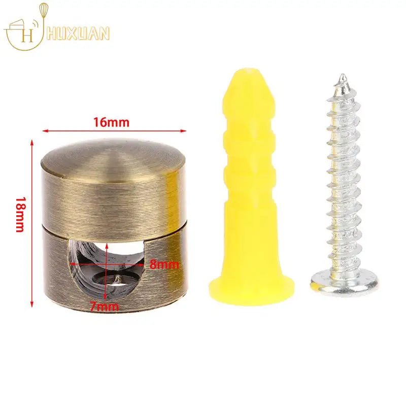 cache boulon vis fixation moderne noir cuivre doré argenté blanc lisses opaques