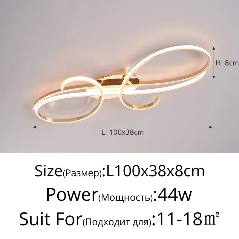 plafonnier led moderne blanc noir circulaire contemporain télécommande suspension intérieure decoration