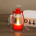 lanterne vintage transparente bougie led ornoements noel anneaux metalliques effet metallique robuste