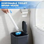 brosse toilette jetable bleu violet moderne rangement salle bain hygiène nettoyage durable chambre